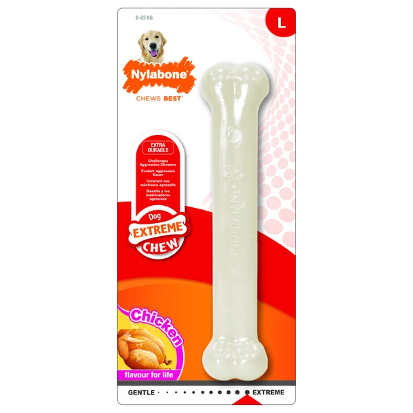 Nylabone Durachew Bone Giant L Hondenspeelgoed Wit 1 Nylabone Durachew Bone Giant L Hondenspeelgoed Wit