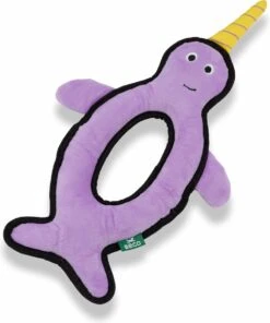 Beco Pluche Narwal – Hondenknuffel Met Pieper – Geschikt Voor Grote Honden – Large