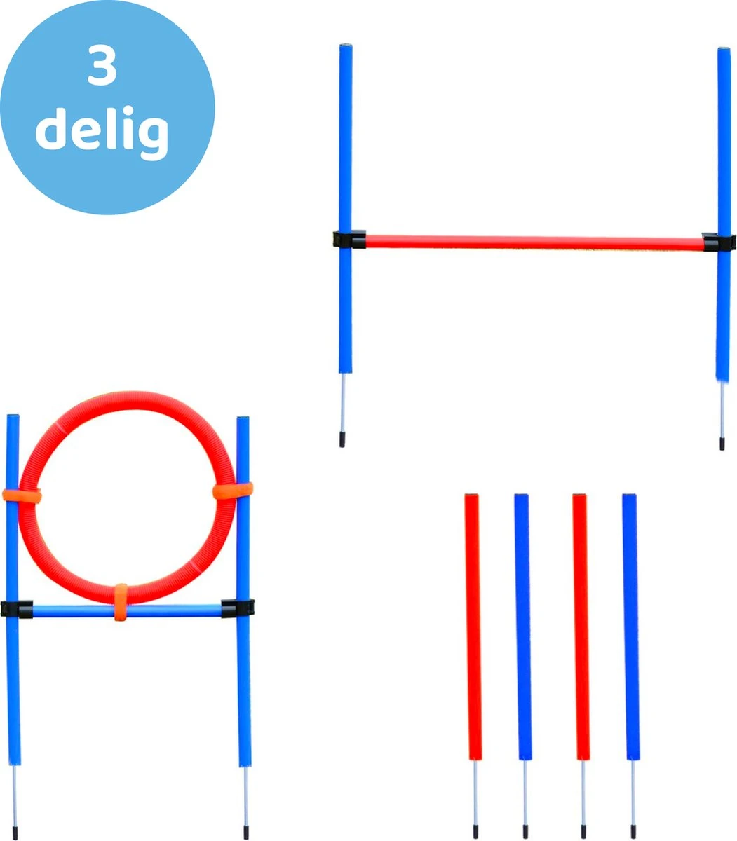 YUNICS® Honden Behendigheid Set 3 In 1 – Training Voor Huisdieren – Inclusief Tas Makelijk Mee Te Nemen – Speeltjes Honden 1 YUNICS® Honden Behendigheid Set 3 In 1 – Training Voor Huisdieren – Inclusief Tas Makelijk Mee Te Nemen – Speeltjes Honden