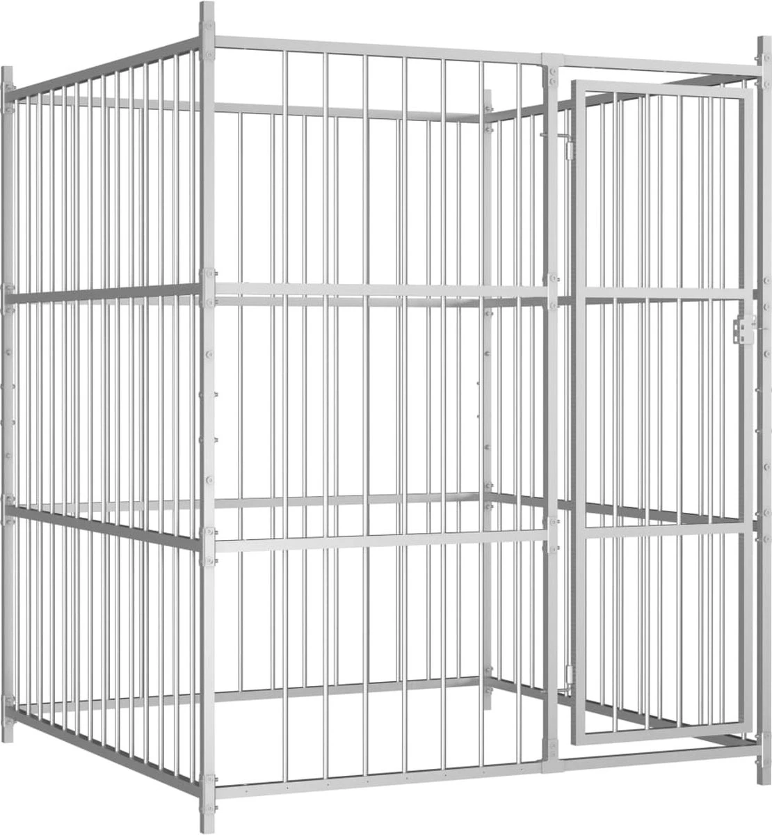 Medina Hondenkennel Voor Buiten 150x150x185 Cm 1 Medina Hondenkennel Voor Buiten 150x150x185 Cm