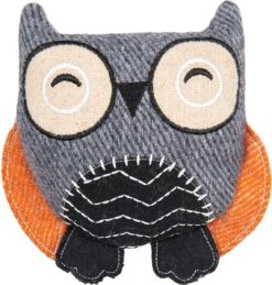 Jack & Vanilla Revive Hondenknuffel – Knuffelspeelgoed Hond – Gerecycleerde Wol – Uil – Met Piep – 17 Cm