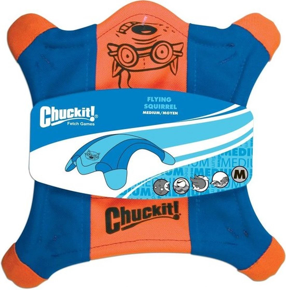 Chuckit! Chuckit-hondenspeelgoed-frisbee Hond- Waterspeelgoed-Flying Squirrel-M 1 Chuckit! Chuckit-hondenspeelgoed-frisbee Hond- Waterspeelgoed-Flying Squirrel-M