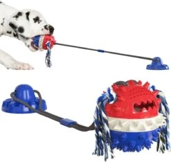 Trekspeeltje Voor De Hond STERK 2.0 – Blauw – Honden Trekspeeltje – Honden Speelgoed – Tanden Reiniging – Snack Speeltje – Behendigheid – Hondenspeelgoed Nieuw Model Blauw