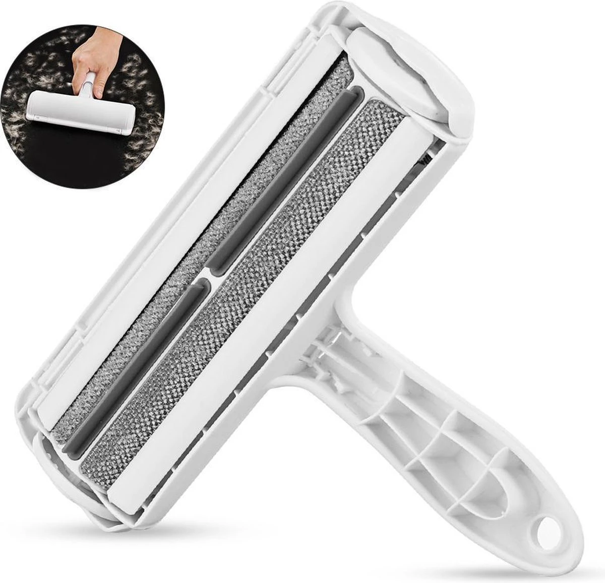 Huisdierhaar Verwijderaar – Hond Kattenhaar – Pluizenborstel – Ontharingsborstel – Grijs – Kledingroller 1 Huisdierhaar Verwijderaar – Hond Kattenhaar – Pluizenborstel – Ontharingsborstel – Grijs – Kledingroller