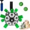 Dutchwide Bal Honden Speelgoed Voetbal Extra Sterk Met Handvaten Ball Hondenbal – 18 Cm