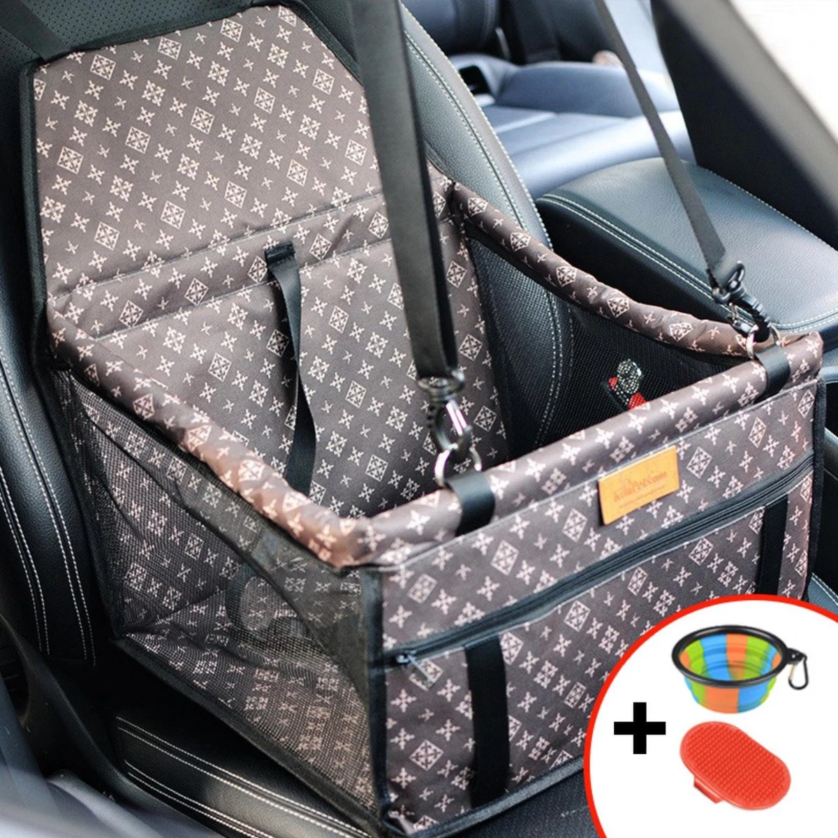 Autostoel Hond – Opvouwbaar Honden Zitje – Dieren Zitje – Puppyzitje – Auto Bench Hond – Luxe Autozitje – Hondenmand – Incl Opvouwbaar Voerbakje En Borstel – Veiligheidsband – Veilig Onderweg – Schone Auto – 1 Autostoel Hond – Opvouwbaar Honden Zitje – Dieren Zitje – Puppyzitje – Auto Bench Hond – Luxe Autozitje – Hondenmand – Incl Opvouwbaar Voerbakje En Borstel – Veiligheidsband – Veilig Onderweg – Schone Auto –