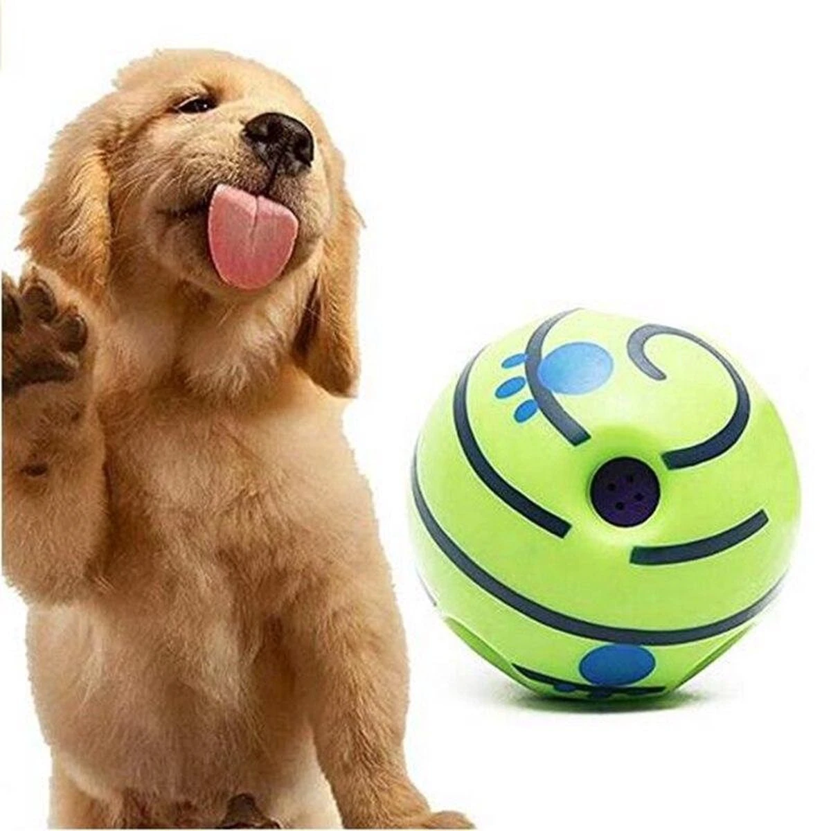 Interactieve Speelbal – Wiebel-Giechel Speelbal Voor De Hond – Hondenspeelgoed – 14cm 1 Interactieve Speelbal – Wiebel-Giechel Speelbal Voor De Hond – Hondenspeelgoed – 14cm