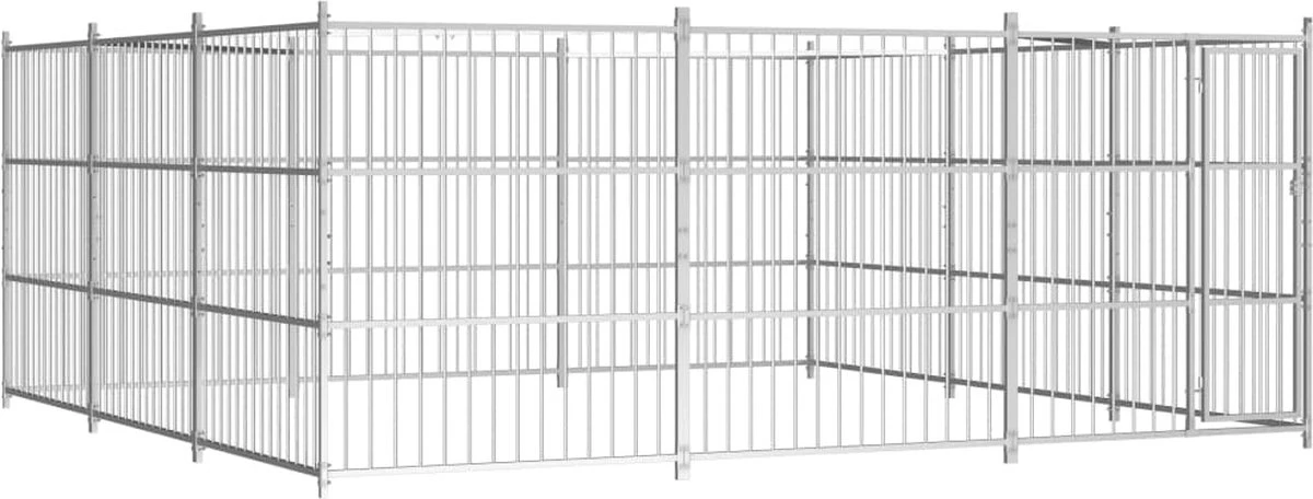 Medina Hondenkennel Voor Buiten 450x450x185 Cm 1 Medina Hondenkennel Voor Buiten 450x450x185 Cm