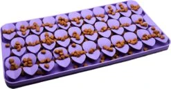 FURTASTIC® Snuffelmat Hond – Siliconen Snuffelmat En Likmat Hond 2-in-1 – 31 X 18 Cm – Snuffelmatten Hond – Slow Feeder Hond – Honden Speelgoed Intelligentie – Puppy Speelgoed – Speelgoed Hond – Voermat – Anti Schrokbak Hond – Paars