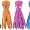 Honden Speelgoed Piep Kraak Pluche Hondenknuffel Octopus – 4 Kleuren – Dutchwide
