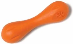 West Paw Zogoflex Hurley – Super Sterk Kauwbot Voor Honden – Kleur: Oranje, Maat: Small