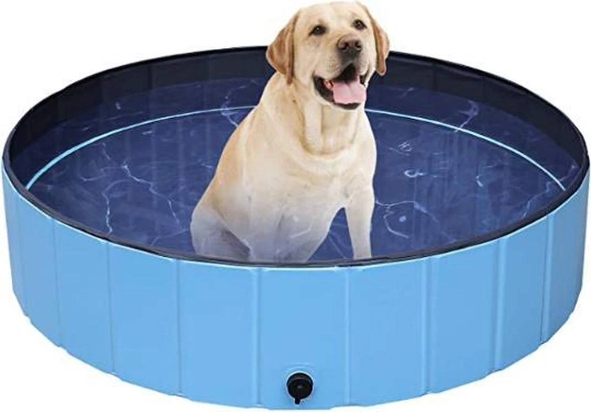 Dog Pool | Zwembad Voor Honden | Hondenzwembad | Opvouwbaar | Puppy | Kitten |Kat | Huisdier | Blauw 1 Dog Pool | Zwembad Voor Honden | Hondenzwembad | Opvouwbaar | Puppy | Kitten |Kat | Huisdier | Blauw