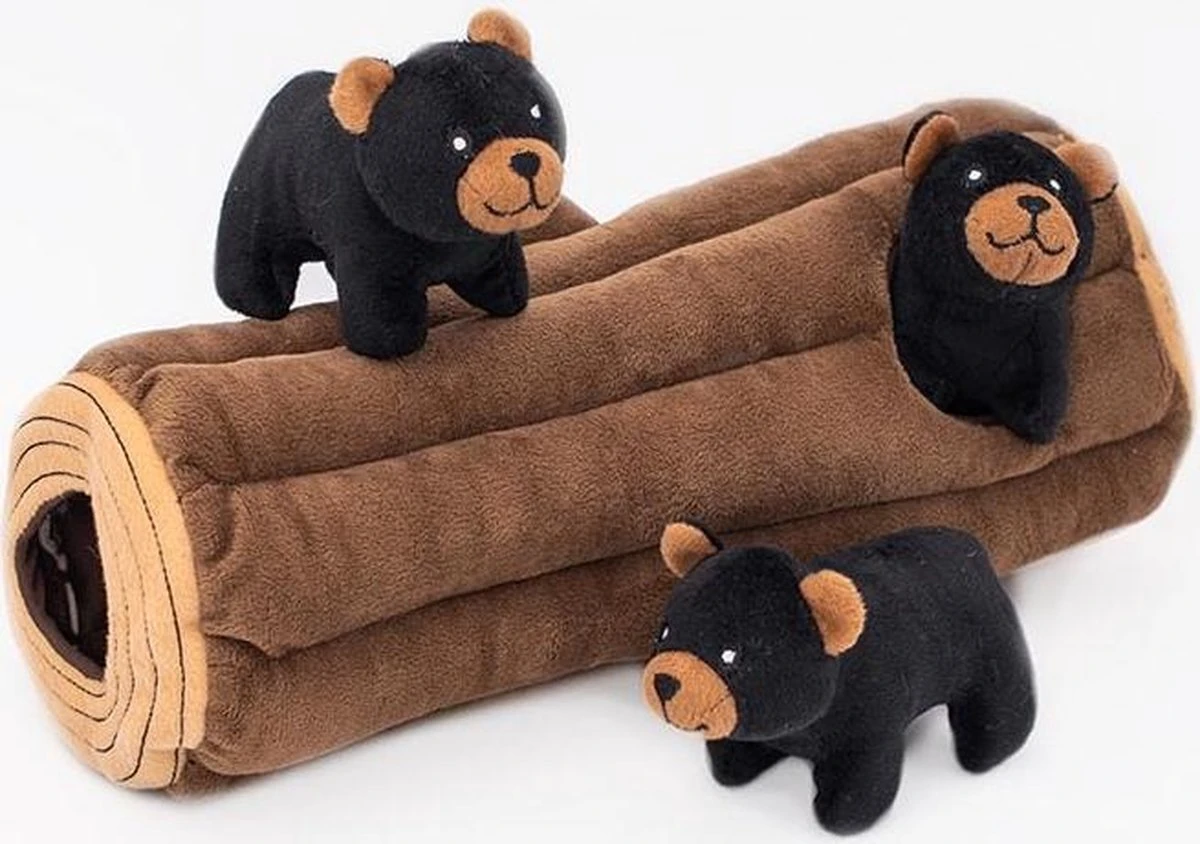 Honden Speelgoed – ZippyPaw – Interactief – Spel – Puzzel – Pinata – Bruine – Beer – Boomstam 1 Honden Speelgoed – ZippyPaw – Interactief – Spel – Puzzel – Pinata – Bruine – Beer – Boomstam