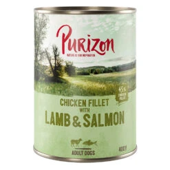 Purizon Lam Met Zalm Adult – Graanvrij Hondenvoer Bestel Ook Natvoer: 6 X 400 G Lam & Zalm