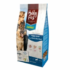 HobbyFirst Canex Puppy Junior High F & R Maxi Hondenvoer Oceaanvis Rijst 12 Kg