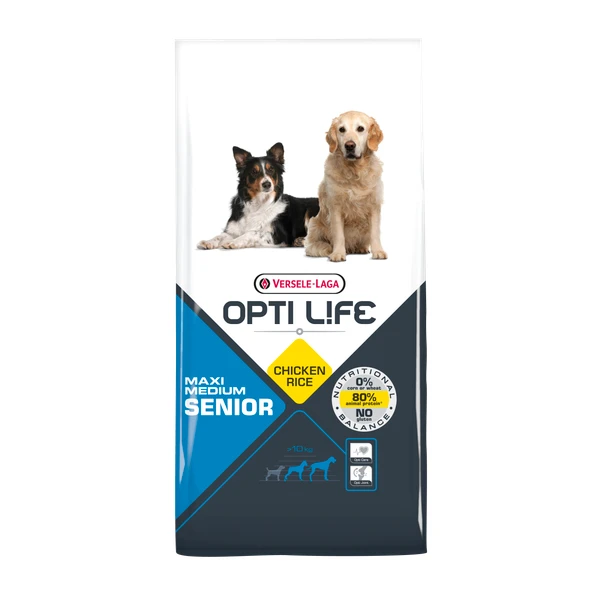 Opti Life Senior Medium Maxi Hondenvoer 12.5 Kg 1 Opti Life Senior Medium Maxi Hondenvoer 12.5 Kg