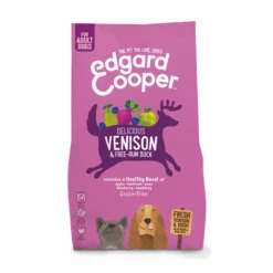 Edgard & Cooper Edgard&Cooper Delicious Venison Adult Hert&Eend&Appel – Hondenvoer – 2.5 Kg Graanvrij