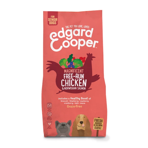 Edgard & Cooper Edgard&Cooper Free Run Chicken Senior Kip&Zalm&Broccoli Hondenvoer 7 Kg Graanvrij 1 Edgard & Cooper Edgard&Cooper Free Run Chicken Senior Kip&Zalm&Broccoli Hondenvoer 7 Kg Graanvrij