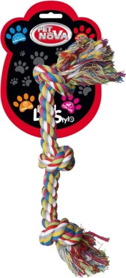 Honden Touw Speeltje 3 Knoop 38cm