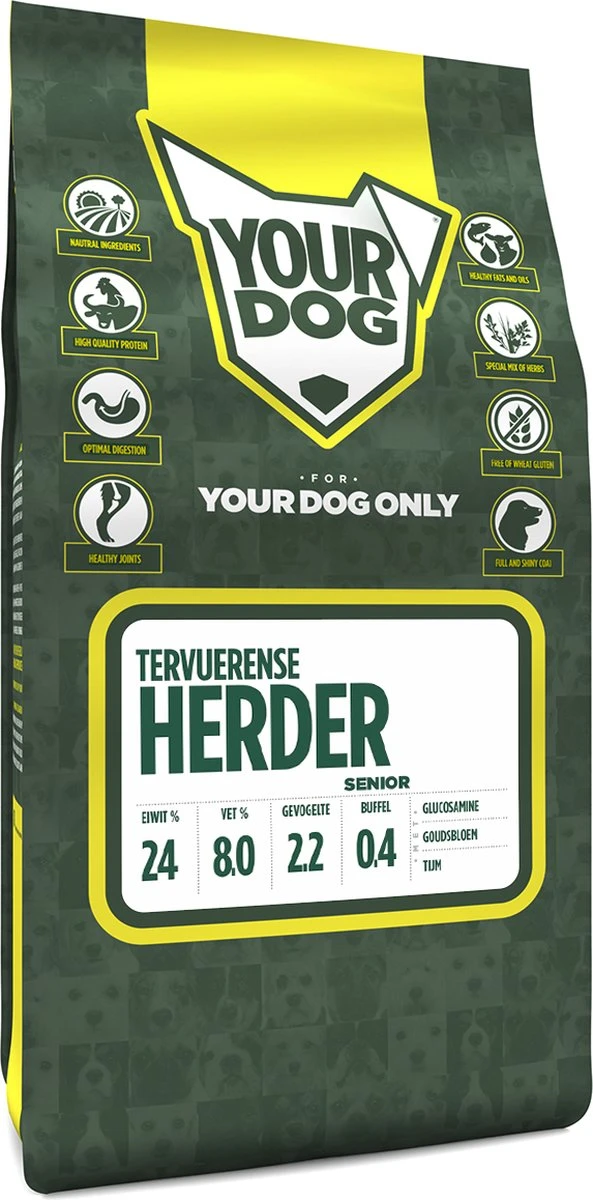 Yourdog Tervuerense Herder Senior (3 KG) 1 Yourdog Tervuerense Herder Senior (3 KG)