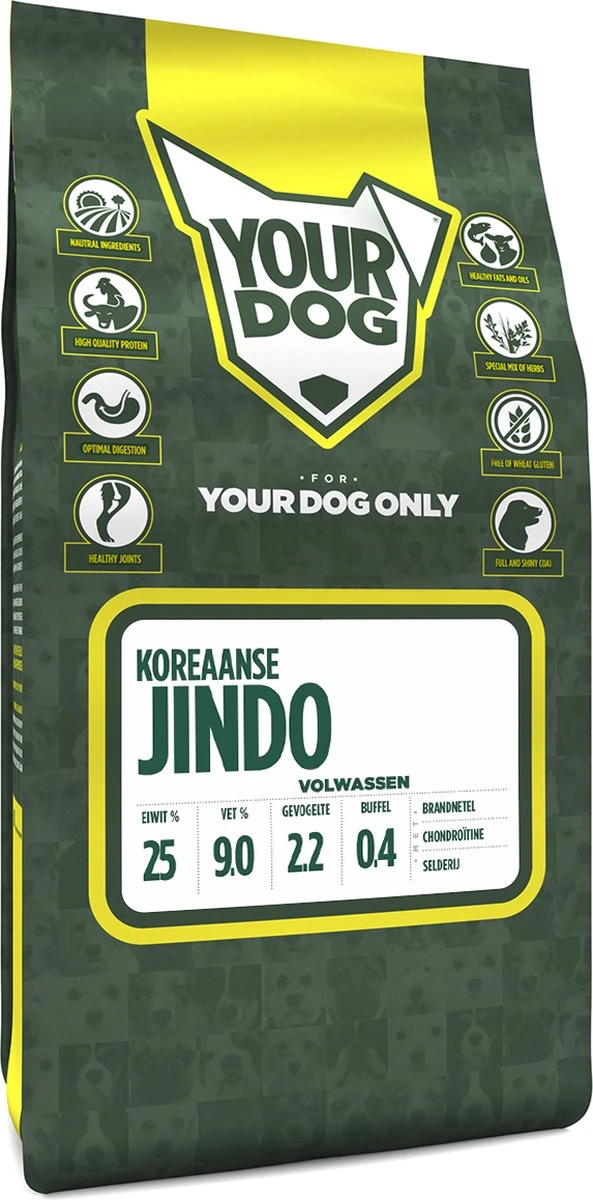 Yourdog Koreaanse Jindo Volwassen (3 KG) 1 Yourdog Koreaanse Jindo Volwassen (3 KG)