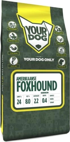 6 Kg Yourdog Amerikaanse Foxhound Senior Hondenvoer