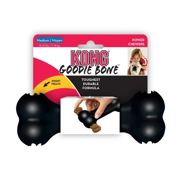 Kong Extreme Goodie Bone + DogMio Barkis In Combi Pakket! Extreme Goodie Bone + DogMio Barkis(500g ) 1 Kong Extreme Goodie Bone + DogMio Barkis In Combi Pakket! Extreme Goodie Bone + DogMio Barkis(500g )