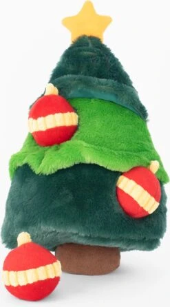 ZippyPaws – Holiday Zippy Burrow -Pinata – Honden Speelgoed – Knuffel – Intelligentie – Puzzel – Kerstboom – Interactief Hondenspeelgoed
