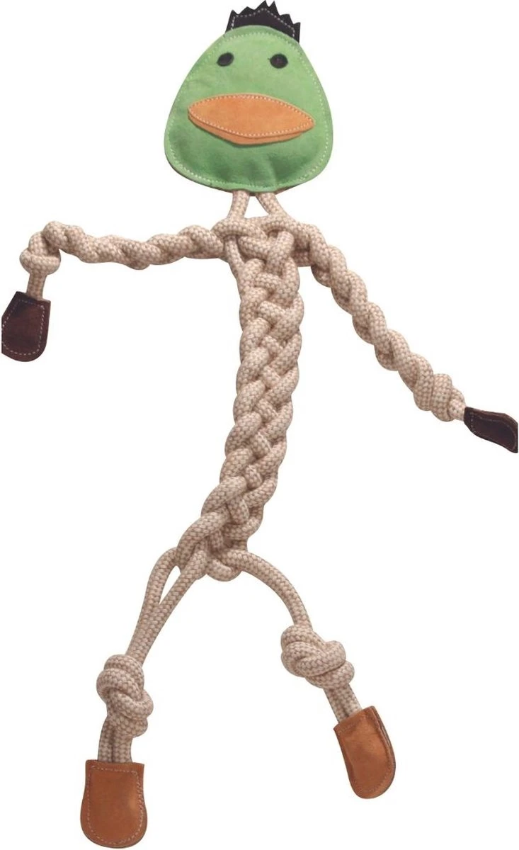 HuggleHounds Rope Knottie Duck – Hondenspeelgoed Gemaakt Van Natuurlijke Materialen – Voor Trekspel – Geschikt Voor Grote Honden – Eend – Maat L Of XL – XL 73 Cm 1 HuggleHounds Rope Knottie Duck – Hondenspeelgoed Gemaakt Van Natuurlijke Materialen – Voor Trekspel – Geschikt Voor Grote Honden – Eend – Maat L Of XL – XL 73 Cm