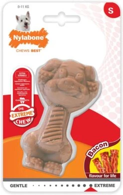 Nylabone Extreme Chew Pig Bacon – Hondenspeelgoed – Small Voor Honden Tot 11kg
