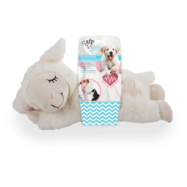 All For Paws Little Buddy Heart Beat Sheep Hondenspeelgoed 44x38x14 Cm Wit 1 All For Paws Little Buddy Heart Beat Sheep Hondenspeelgoed 44x38x14 Cm Wit