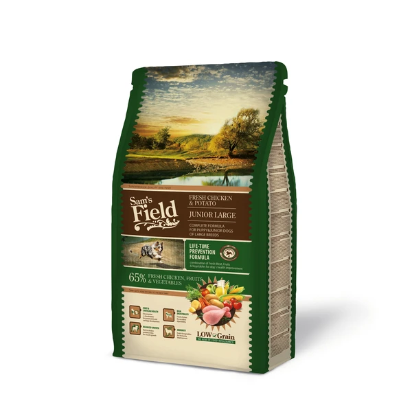Sam’s Field Junior Large Kip&Aardappel – Hondenvoer – 2.5 Kg 1 Sam’s Field Junior Large Kip&Aardappel – Hondenvoer – 2.5 Kg