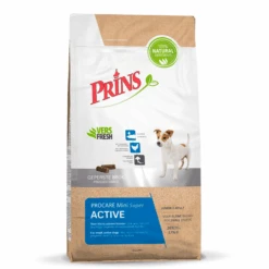 Prins ProCare Mini Super Active Hondenvoer 3 Kg + Gratis Prins NatureCare Worst