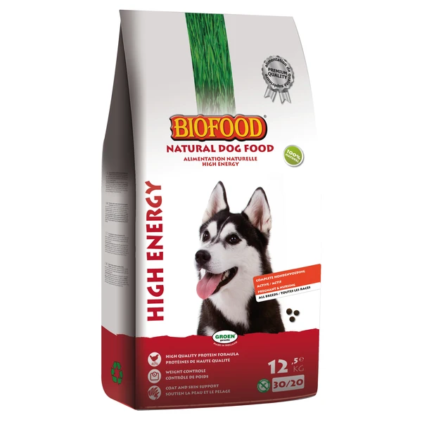 Biofood BF Petfood High Energy Hondenvoer 2 X 12, 5 Kg 1 Biofood BF Petfood High Energy Hondenvoer 2 X 12, 5 Kg