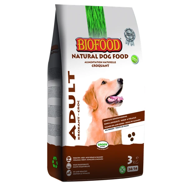 Biofood BF®Petfood Adult Krokant 3 Kg 1 Biofood BF®Petfood Adult Krokant 3 Kg