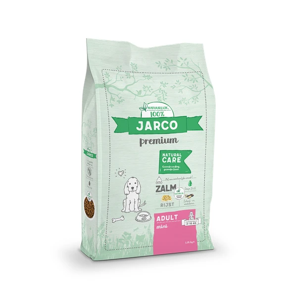 Jarco Dog Natural Mini Adult Zalm – Hondenvoer – 10 Kg 2-10kg 1 Jarco Dog Natural Mini Adult Zalm – Hondenvoer – 10 Kg 2-10kg