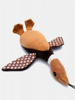 Abany Quality Design – SALE +1 GRATIS 175gr. Lakse Kronch Original- Eend – Waggel – Jachtlijn – Badstof – Met Piep – Hoge Acceptatie – 30 X 30 X 8 Cm – Hondenspeelgoed – Hond – Speelgoed – Puppy – Leuk Speelgoed Hond – Apporteren – Volwassen Hond
