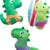 Petshop By Fringe Studio – 662089 – Set Rawr-ing Summer – Hondenspeelgoed – Speelgoed Hond – Verjaardag Hond – Knuffel Hond – Honden Speelgoed – Hondenspeeltje – Pluche Speelgoed Hond – Pluche Hondenspeelgoed