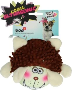 Comic Ultrasonic Dog Small-hondenspeelgoed-met Pieper Die Alleen Uw Hond Hoort-hondenknuffel