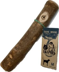 I & I Pets – Olive Wood – M – Olijfhout – Honden Kauwspeelgoed – Kauwhout – Kauwwortel – Natuurlijk