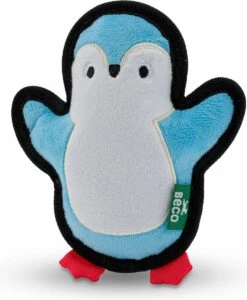 Beco Pluche Pinguin – Hondenknuffel Van Gerecycled Materiaal – Met Luide Pieper – Geschikt Voor Kleine Honden – Small