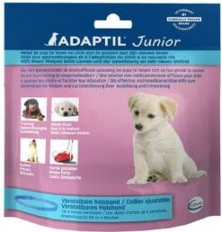 Adaptil Junior Halsband Anti Stressmiddel 37 Cm Lichtblauw Transparant Per Stuk < 6mnd 9 Adaptil Junior Halsband Anti Stressmiddel 37 Cm Lichtblauw Transparant Per Stuk < 6mnd -Huisdierbenodigdheden adaptil halsband junior 48460