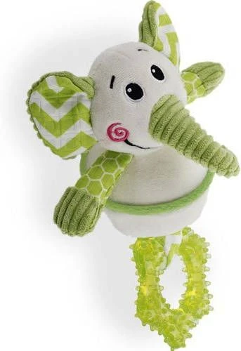 All For Paws Little Buddy Goofy Elephant Hondenspeelgoed 26x17x12 Cm Groen 2 All For Paws Little Buddy Goofy Elephant Hondenspeelgoed 26x17x12 Cm Groen - Afbeelding 2