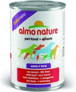Almo Nature Dog Daily Menu Hondenvoer Rund 24 X 400g -Huisdierbenodigdheden almo nature dailymenu hond rund 400 gr 66146
