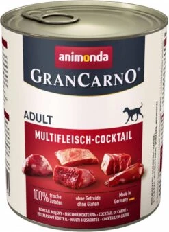 Animonda GranCarno Dental Stick Snack Gratis! Bij 6 X 800g Adult Rund & Zalm Met Spinazie -Huisdierbenodigdheden animonda grancarno 6x800g original adult multivlees cocktail hondenvoer 110260