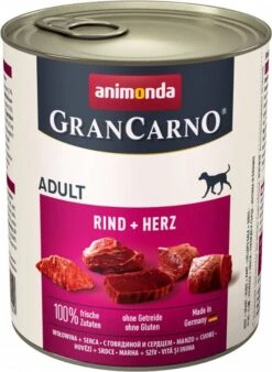 Animonda GranCarno Dental Stick Snack Gratis! Bij 6 X 800g Adult Rund & Zalm Met Spinazie -Huisdierbenodigdheden animonda grancarno original adult 6 x 800 g rund en hart 110950