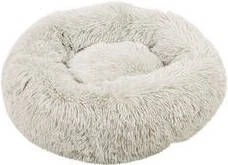 Beeztees Yali Pluche Hondenmand Lichtgrijs 50 Cm