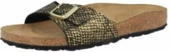 Birkenstock Slippers Madrid Shiny Python Met Voorgevormd Voetbed, Schoenwijdte Smal -Huisdierbenodigdheden birkenstock muiltje 6441565