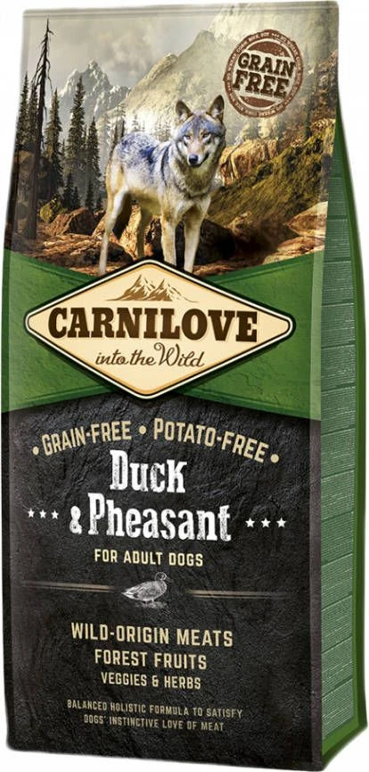 Carnilove 10% Korting! Dubbelpak Hondenvoer Adult Duck And Pheasant(2 X 12 Kg ) 2 Carnilove 10% Korting! Dubbelpak Hondenvoer Adult Duck And Pheasant(2 X 12 Kg ) - Afbeelding 2