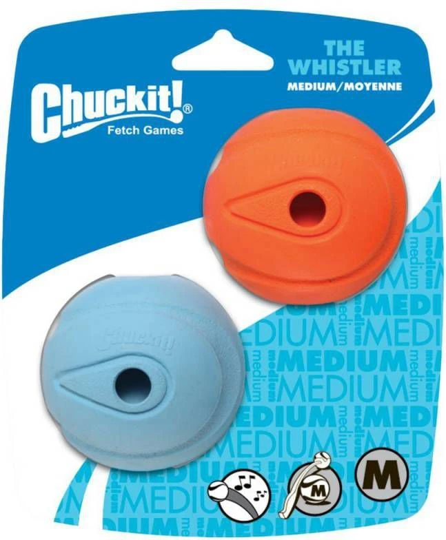 Chuckit! Chuckit Whistler Balls Hondenspeelgoed Ø6 Cm Blauw Oranje 4 Chuckit! Chuckit Whistler Balls Hondenspeelgoed Ø6 Cm Blauw Oranje - Afbeelding 4